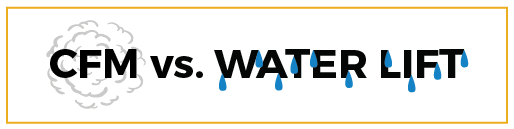 CFM VS. WATER LIFT - DUST EXTRACTION EQUIPMENT - Diamond Tool Store