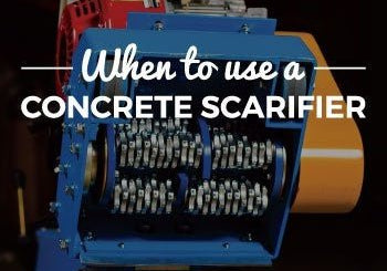 WHEN TO USE A CONCRETE SCARIFIER - Diamond Tool Store