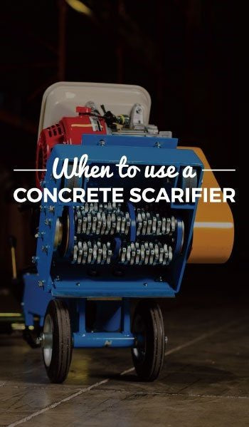 WHEN TO USE A CONCRETE SCARIFIER - Diamond Tool Store