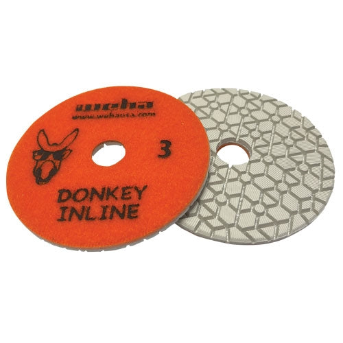 Weha Donkey 3 Step Inline Polishing Pads 13383 Weha 4" 3