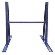 Weha Safety Blue Granite and Stone A Frame Storage Rack Double