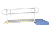 30" Wide Modular Ramp System with Loop End Handrails - Roll - A - Ramp