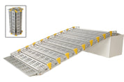 36" Wide Modular Ramp System with Straight End Handrails - Roll - A - Ramp