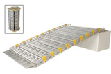 48" Wide Modular Ramp System with Straight End Handrails - Roll - A - Ramp