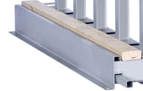 Groves Bundle/Slab Rack - 6,000 lb Capacity BR-5 Groves Inc. Slab Rack (Outside Rail with Wood Post) - 60"