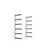 6-Level Lumber Storage Rack – White and Gray - Bora