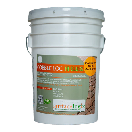 Cobble Loc Hi-Gloss 131HG-5G Surface Logix 5 Gallon (Makes 10 Gallons)