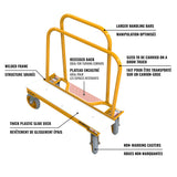 Wall Hauler™ Series 2000 Drywall Cart Residential Welded (BuildMan) MetalTech