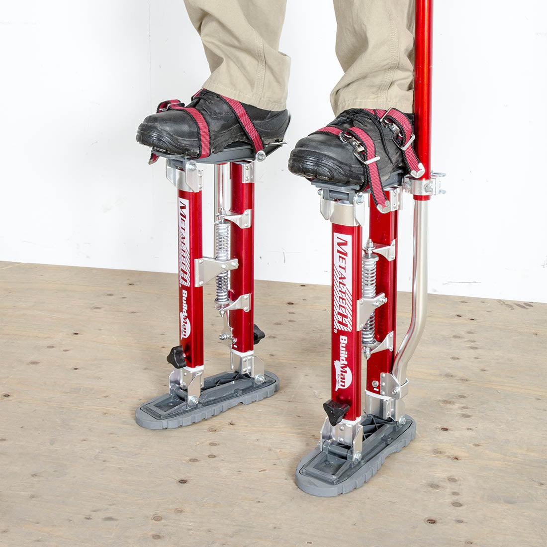 Buildman™ 18-30 In. Drywall Stilts MetalTech