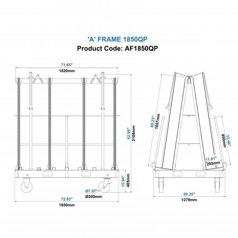 Aardwolf 'A' Frame 1850 - QP AF1850QP