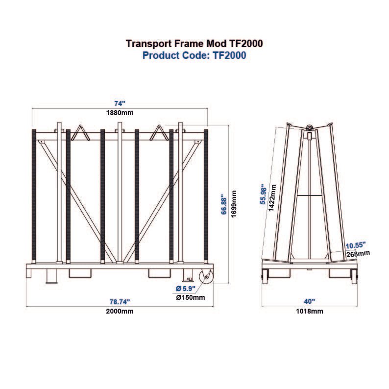 Aardwolf Transport Frame Mod TF2000PC Aardwolf