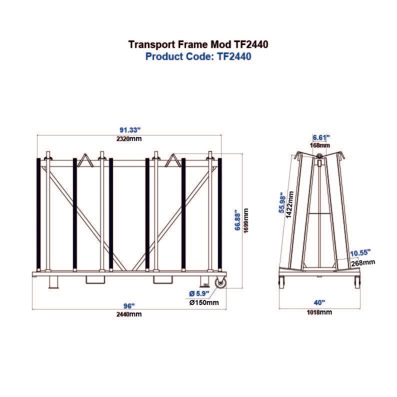 Aardwolf Transport Frame Mod TF2440PC TF2440G