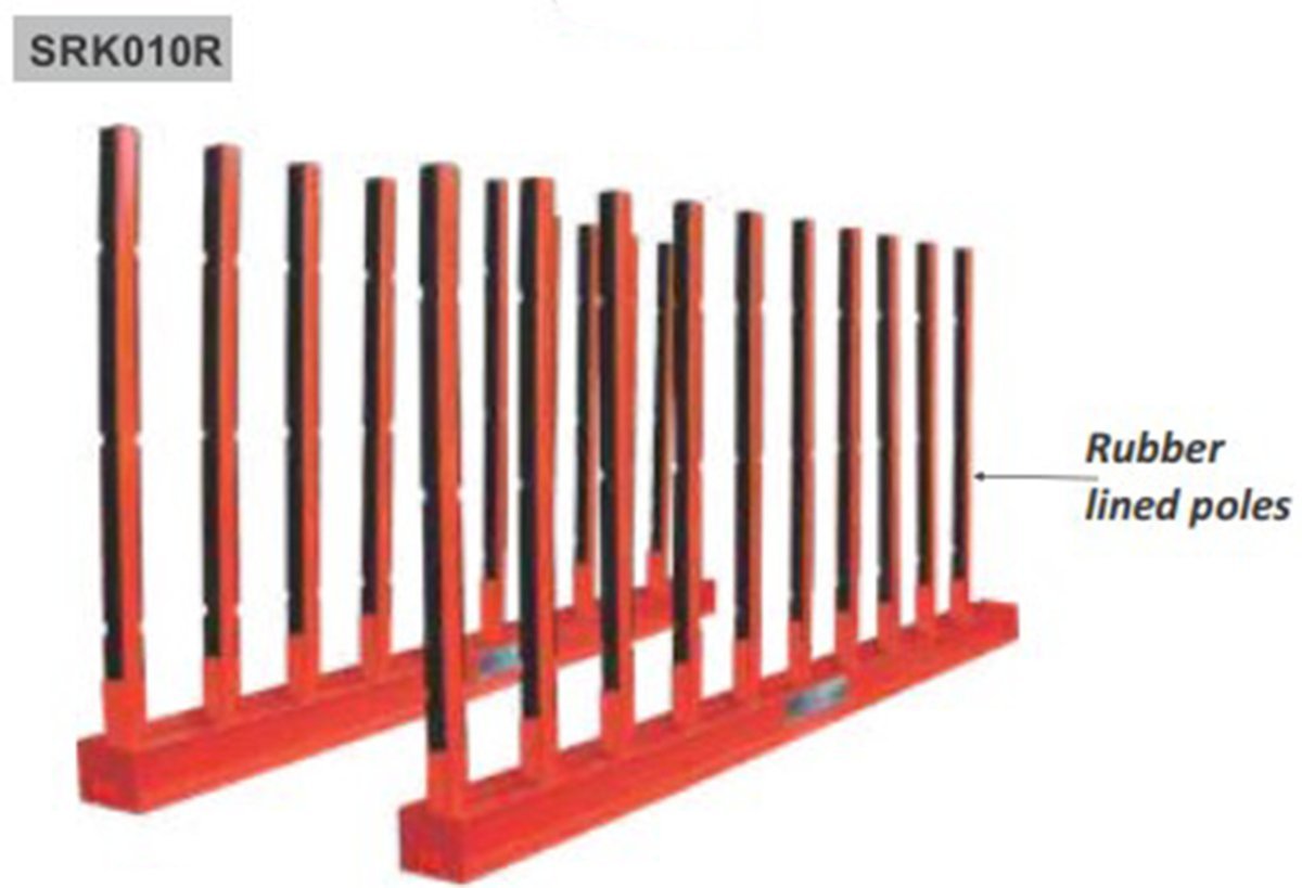 Abaco Slab Rack with Rubber SRK010R - B