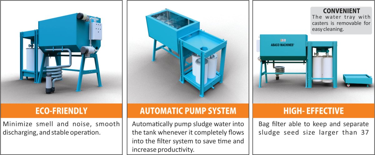 Abaco Sludge Dehydrator Machine - Abaco Machines