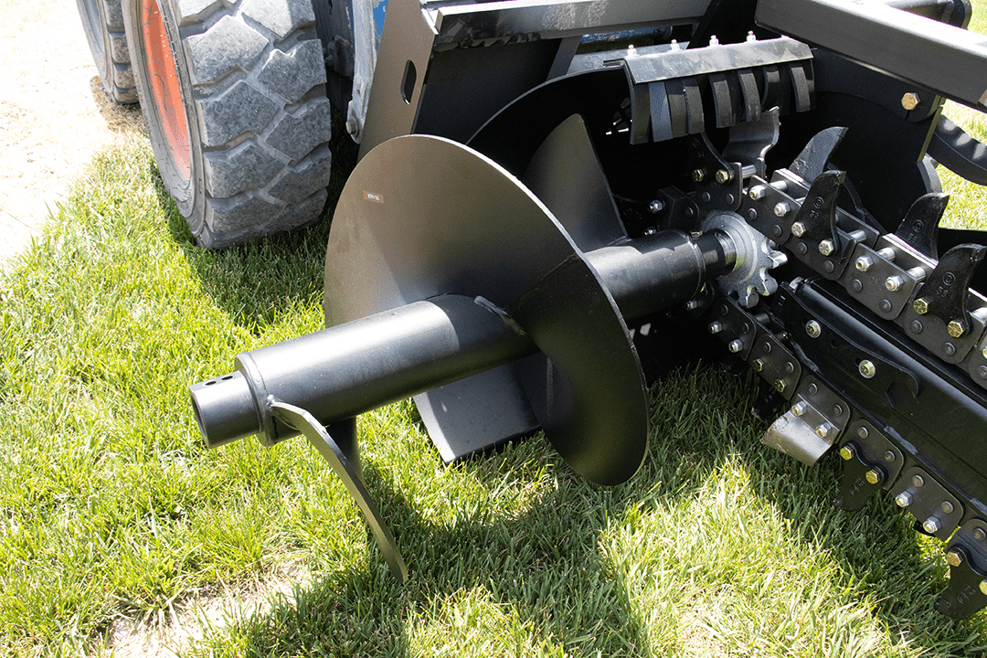 Blue Diamond® Skid Steer Trencher - Blue Diamond Attachments