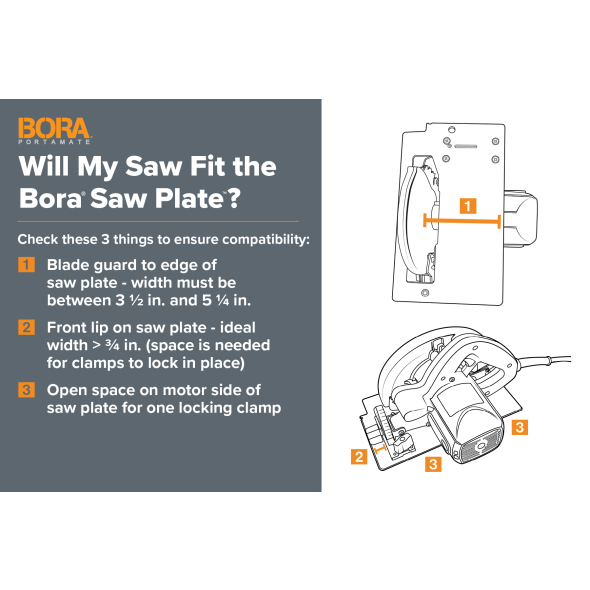 BORA Saw Plate - Bora