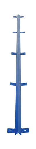 Steel Gantry Crane Power Traction Drive Options V-TRACK Vestil V-Groove Track 120 In. Length Blue