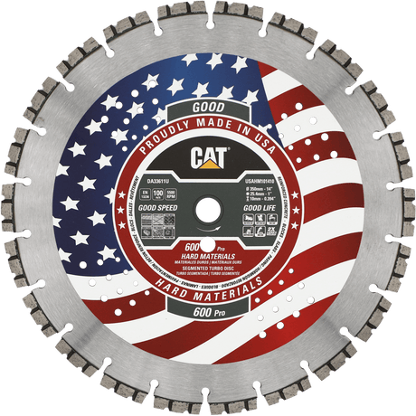 Cat 600 Pro Turbo Segmented Diamond Blade - Cat Diamond Tools