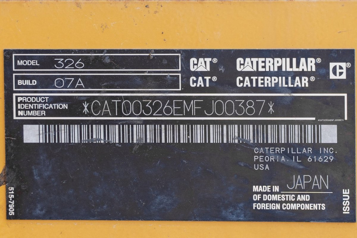 Caterpillar 2021 AM326 LR MFJ00387 - 3,617 hours - EIK Solutions