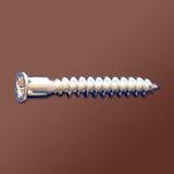 DAGGER - LOK WOOD SCREWS - POZI FLAT WITH NIBS COARSE SHARP POINT CONFIRMAT (ZINC) - Daggerz