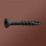 DAGGER - LOK WOOD SCREWS - SQUARE FLAT WITH NIBS COARSE TYPE 17 (BLACK OXIDE) - Daggerz