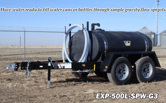 Express Water Trailer - EXP - 500L - SPW - G3 - Wylie