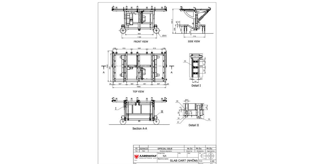 Kitchen Installation Cart - Pro version Aardwolf