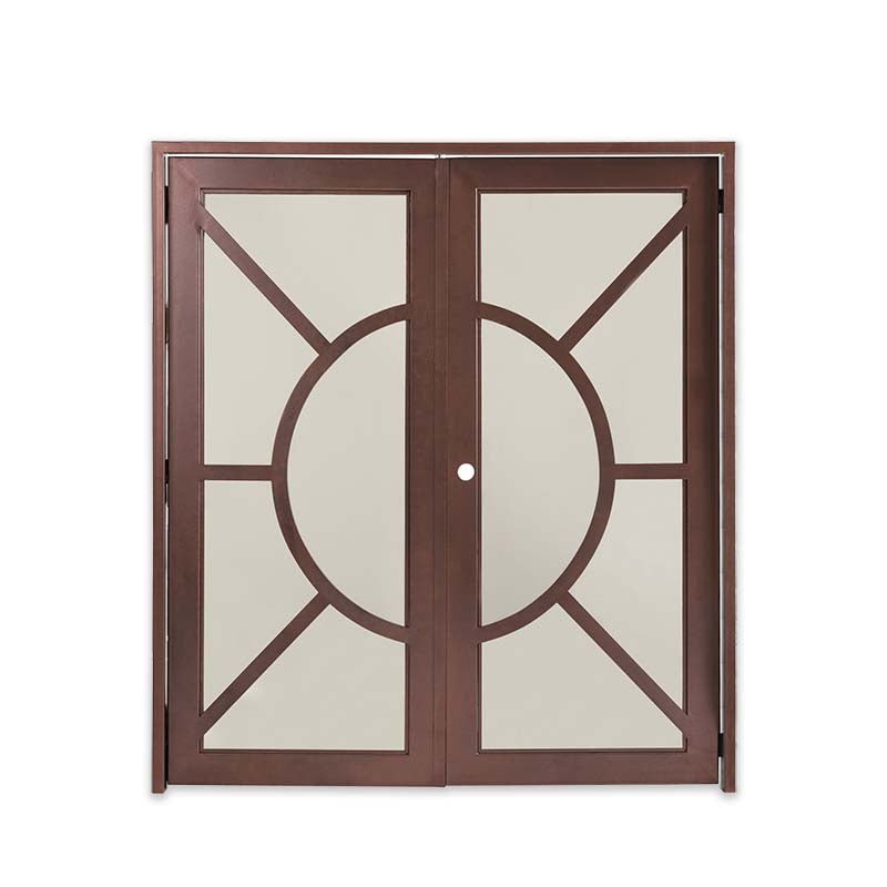 Kronos Double Door Entry Door - Custom Iron Door Pros