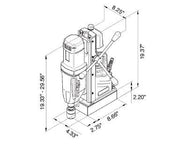 MABasic 850 – Four-Gear Portable Magnetic Drill - CS Unitec