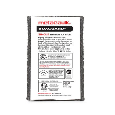 Metacaulk Box Guard - 50 Count - Metacaulk