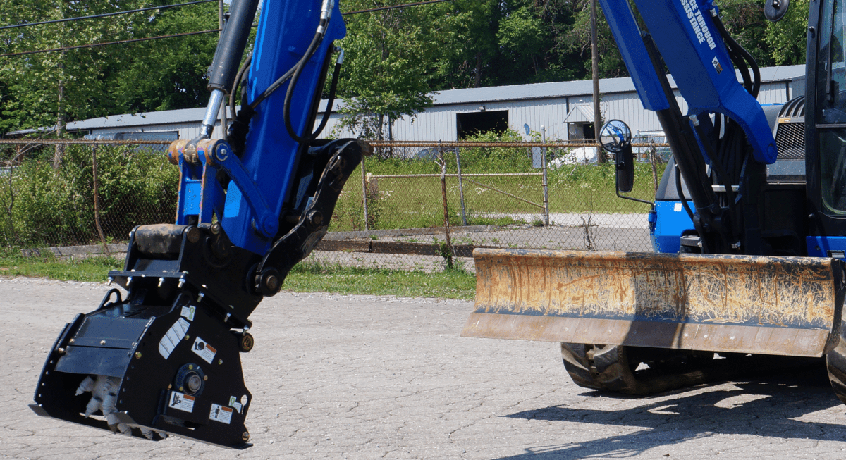 Mini Excavator Cold Planer - Blue Diamond Attachments