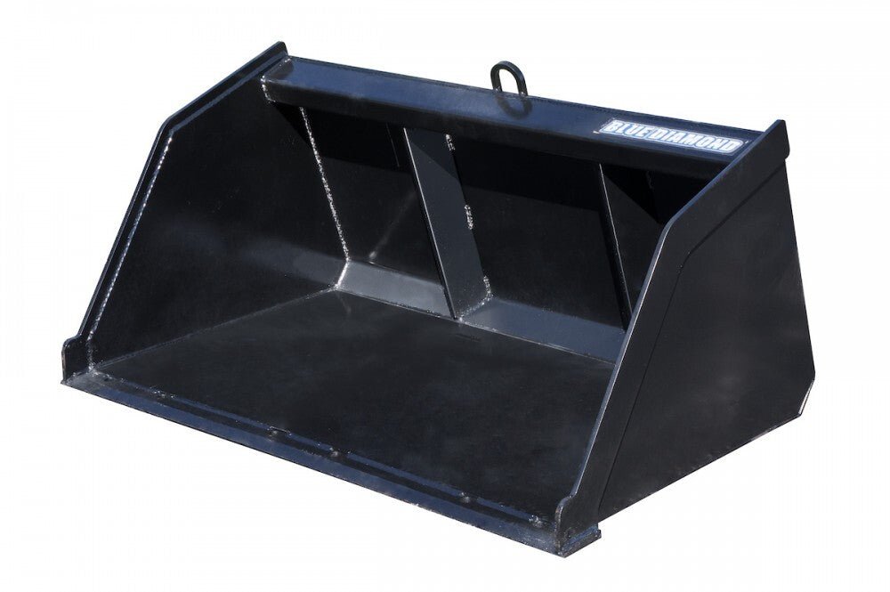 Mini Skid Steer Snow And Mulch Bucket - Blue Diamond Attachments