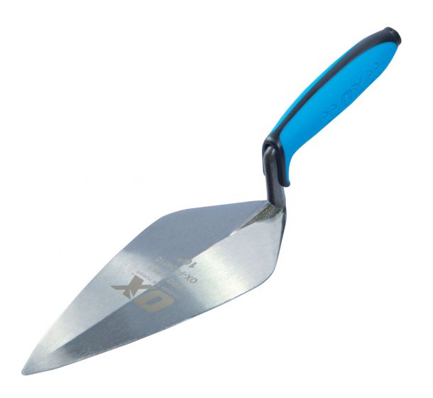 OX PRO NARROW LONDON PATTERN BRICK TROWEL | OX GRIP - Ox Tools