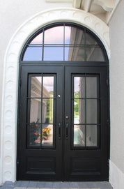 Pallas Double door - Custom Iron Door Pros