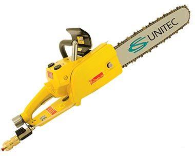 Pneumatic Chain Saws for Cutting Wood, with Brake 4 HP - CS Unitec