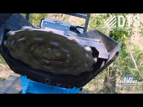 Skid Steer Drum Mulcher Blue Diamond Attachments