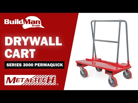 Wall Hauler Series 3000 Drywall Cart Permaquick (Buildman Pro) MetalTech