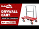 Wall Hauler Series 3000 Drywall Cart Permaquick (Buildman Pro) MetalTech