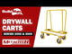 Wall Hauler Series 2000 BuildMan Commercia Drywall Cart (M) MetalTech