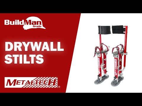 Buildman™ 24-40 In. Drywall Stilts MetalTech