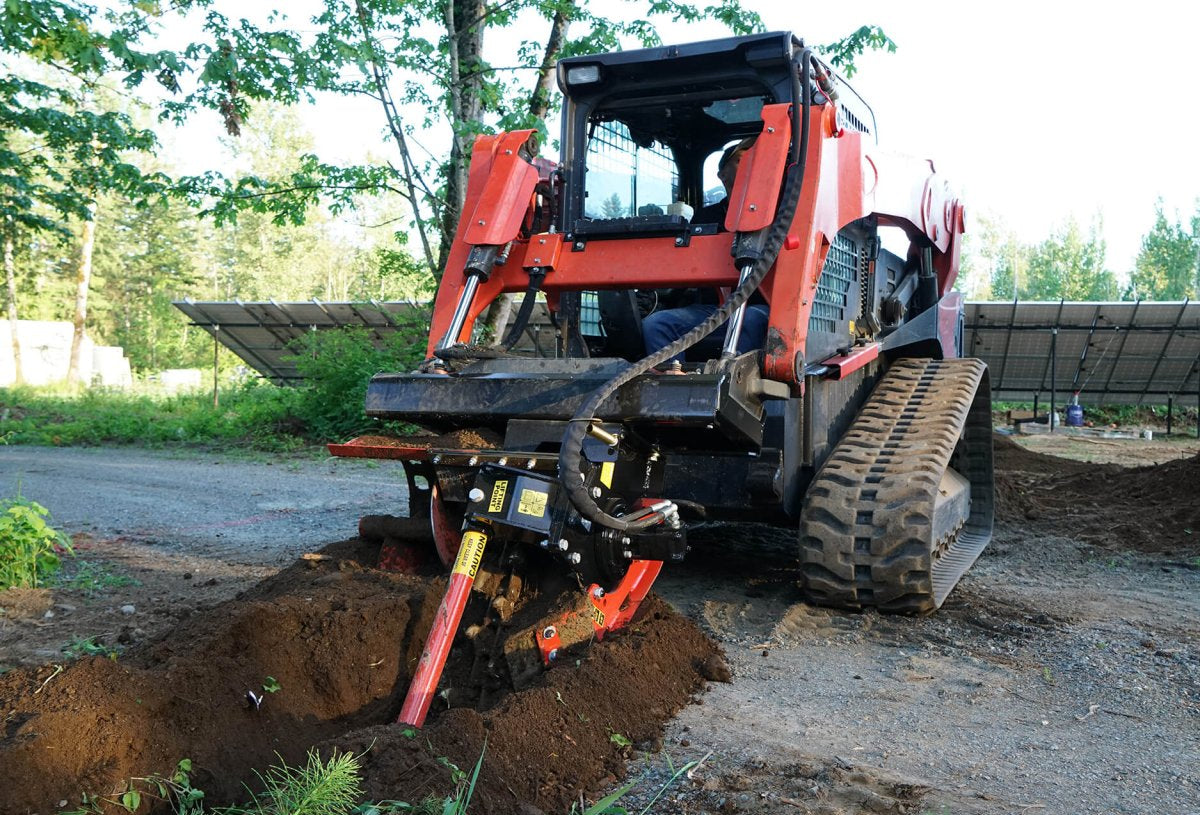 Skid Steer 4 FT. Tremcher Attachment - Eterra