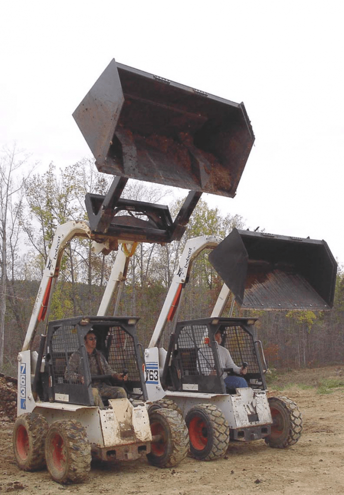 Skid Steer Front Dump Bucket - Blue Diamond Attachments