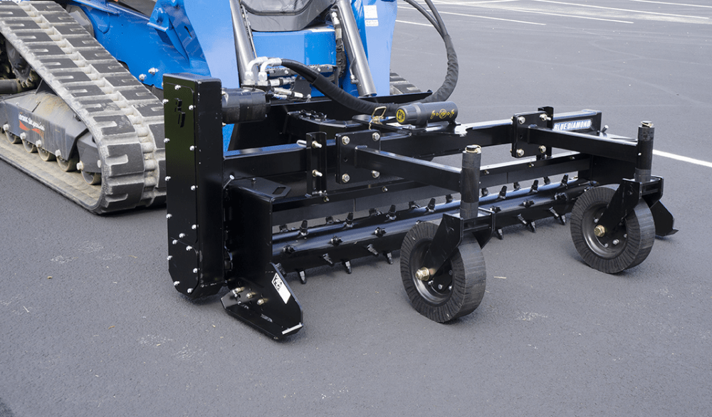 Skid Steer Power Rakes - Blue Diamond Attachments