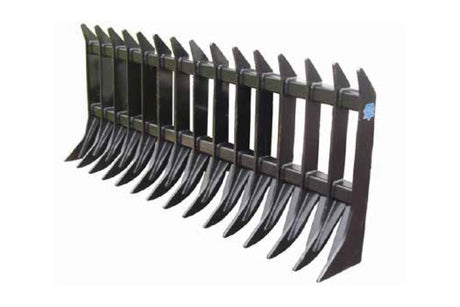 Skid Steer Root Rake - Severe Duty - Blue Diamond Attachments