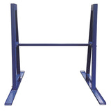 Weha Safety Blue Granite and Stone A Frame Storage Rack Double Weha