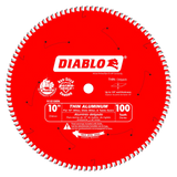 10 in. x 100 Tooth Thin Aluminum Cutting Saw Blade - 4 per Order - Diamond Tool Store