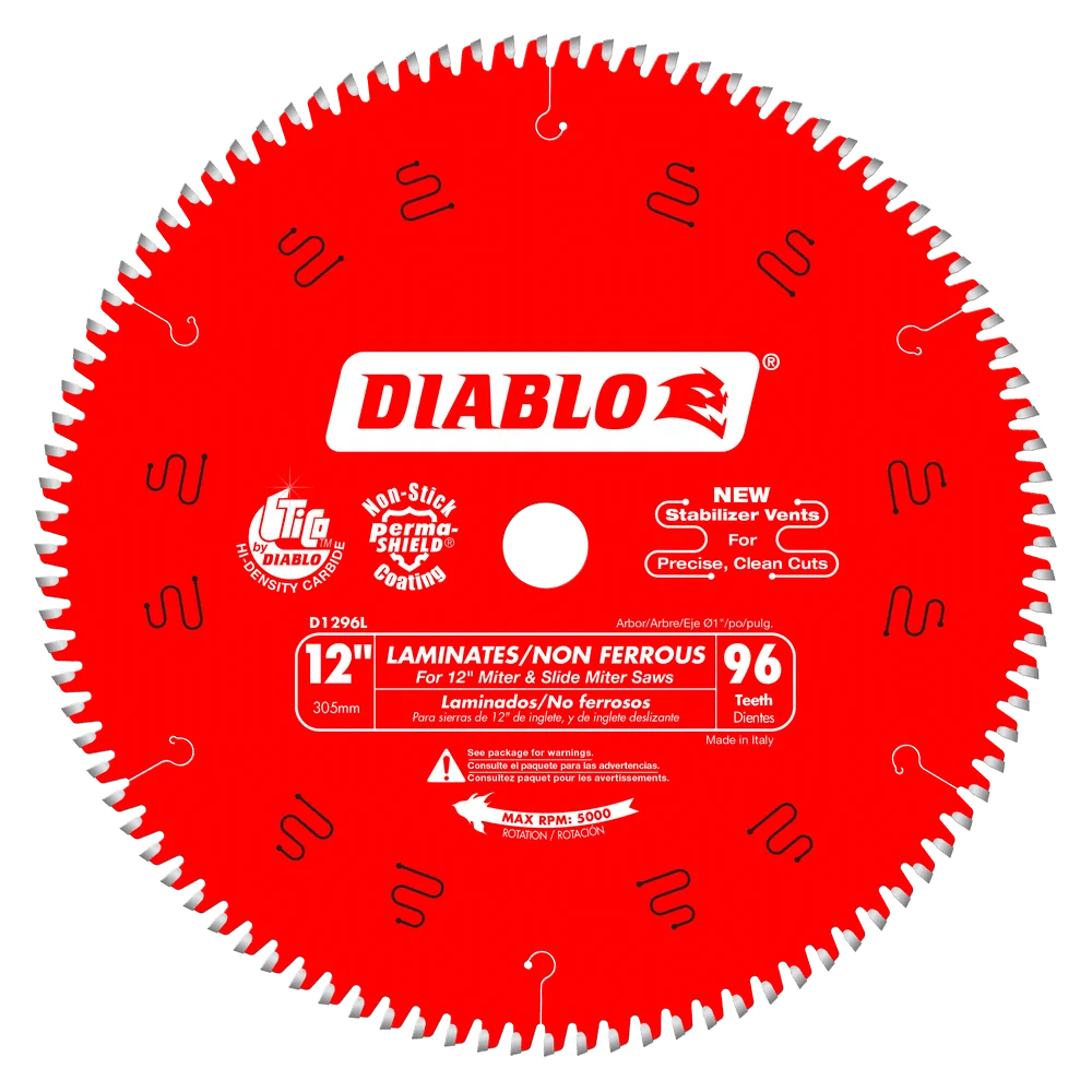 12 in. x 96 Tooth Laminate / Aluminum Saw Blade - 4 per Order - Diamond Tool Store