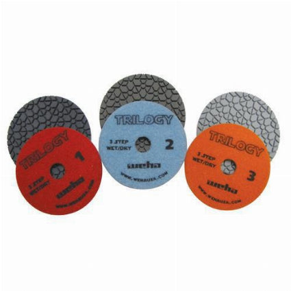 Weha Trilogy 3 Step Diamond Polishing Pads 13360SET Weha Set