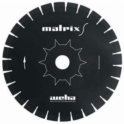 16" Weha Matrix S Diagonal Diamond Bridge Saw Blade - Diamond Tool Store