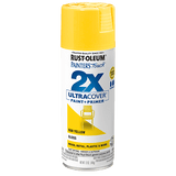 2x Ultra Cover Gloss Spray Paint - 12oz (6 Count) 334046 Rust-Oleum Sun Yellow